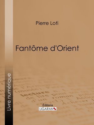 cover image of Fantôme d'orient